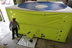 Hasiči Zlínského kraje rozšířili své vybavení o seskokovou matraci