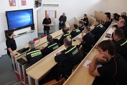 Spolupráce hasičů s Regionálním vzdělávacím centrem stavebních řemesel Jihomoravského kraje Brno Bosonohy