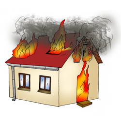 Při požáru rodinného domku v Drahotuších v Olomouckém kraji se popálila osoba.