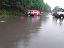 V souvislosti s deštěm vyjížděli hasiči převážně na čerpání vody