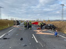 Tragická dopravní nehoda u Vraňan