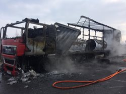 VIDEO Požár nákladního vozidla 