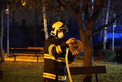 Požár a poškození několika bytů v objektu domova s pečovatelskou službou – Olomouc, ul. Přichystalova