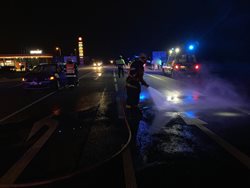 Tragická noční dopravní nehoda u Bohuňovic.