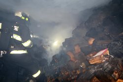 Požár palivového dřeva v kotelně domu způsobil škodu za 200 000,-