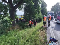 Tragická nehoda na silnici č. I/17 u Heřmanova Městce 