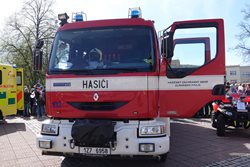 V rámci výstavy CZECH DRIVE prezentovali hasiči svou práci i techniku