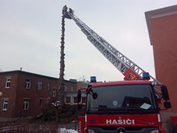 Zlínští profesionální hasiči cvičili v krajské nemocnici