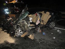 Ranní nehoda čtyř aut na několik hodin uzavřela hlavní tah na Brno
