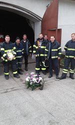SDH Holany uctil památku zesnulého hasiče