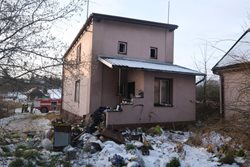 Požár domku v demolici na Karvinsku s nálezem těla