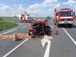 Dvě dopravní nehody se zraněním na Tachovsku