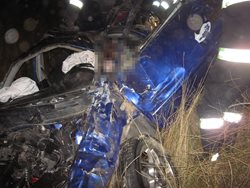 Dopravní nehoda u Valašského Meziříčí si vyžádala smrtelné zranění řidiče