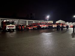 Z Moravskoslezského kraje vyjelo 36 hasičů na pomoc Českému Švýcarsku