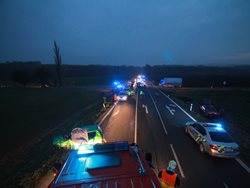  Tragická nehoda uzavřela kolínskou silnici u Bylan