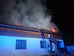 Požár rodinného domu v Ludkovicích. Aktulizace