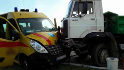 Ranní dopravní nehoda u Chomoutova