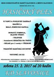 Hasičský ples Slavonice