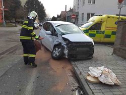 Páteční ranní nehoda v Ústí nad Orlicí