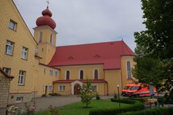 Hasiči dezinfikovali klášter i s kostelem v Jablunkově