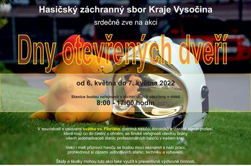 Srdečně zveme na Dny otevřených dveří