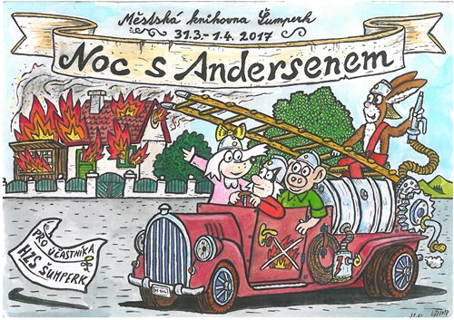 Noc s Andersenem u hasičů v Šumperku