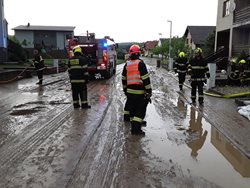 Silné bouřky navýšily počty výjezdů jednotek