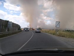 U Baště likvidovali hasiči rozlehlý požár