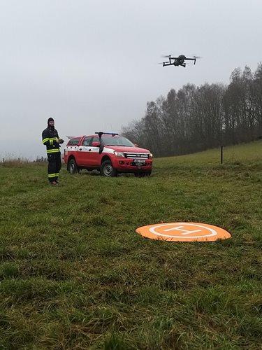 Hasiči zřídili dronovou skupinu s podporou Ústeckého kraje