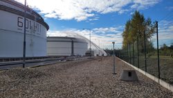 Rozsáhlé cvičení v objektu centrálního tankoviště ropy v Nelahozevsi