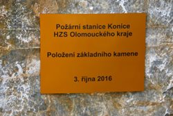 Slavnostní otevření požární stanice v Konici 
