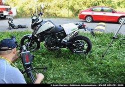 V Česku se začal testovat eCall v motocyklech, první testy proběhly u pražských hasičů