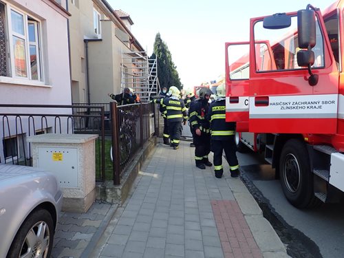 Požár zasáhl sklepní prostory rodinného domu v Kroměříži