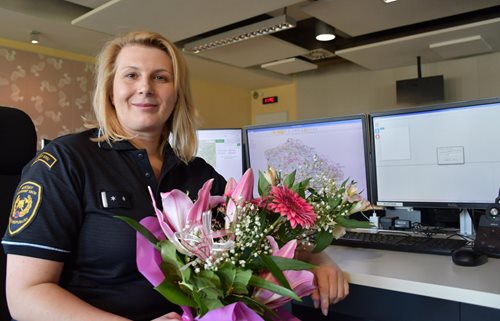 Přes půl milionu hovorů na lince 112 odbavila za 20 let služby prap. Lenka Sofie Šulcová
