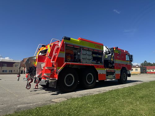 Hasiče posílí nový vyprošťovací automobil Tatra Force