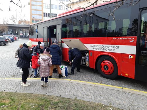 Pokračujeme v odbavování uprchlíků