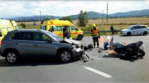 Dopravní nehoda se zraněním motorkáře