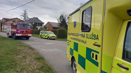 Požár ohrozil rodinný dům