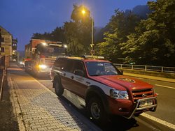 Odřad hasičů z HZS Olomouckého kraje vyrazil na pomoc s likvidací rozsáhlého požáru