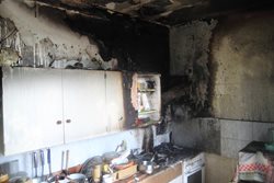 Požár bytu ve Vamberku způsobil škodu za více než čtvrt milionu korun.Vznikl v kuchyni při vaření potravin na plotně.  
