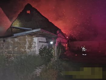 Požár stodoly v Šemanovicích zaměstnal hasiče