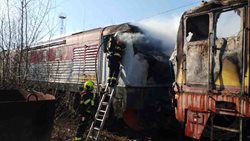 V České Třebové hořely dvě lokomotivy Bardotky