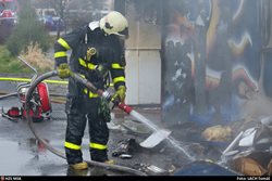 Požár rohožek v Ostravě-Pustkovci se škodou milion korun