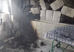 Požár v technické místnosti v objektu domu seniorů Dřevohostice, Přerovsko