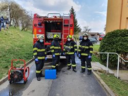 Hasiči desinfikovali domy v rizikové oblasti