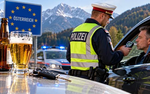 Alkohol za volantem v Rakousku se může prodražit. Pokuta až 5 900 eur a měsíce bez řidičáku