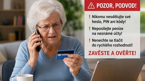 Podvodníci nepřestávají. Senioři, nevěřte ani hlasu v telefonu jen proto, že zní důvěryhodně