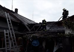 Požár rodinného domu - Štěpánov
