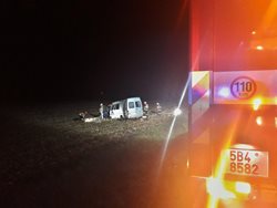 Velký počet zraněných osob po nehodě na Vyškovsku
