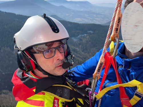 Zranění v horách si vyžádalo zásah ze vzduchu